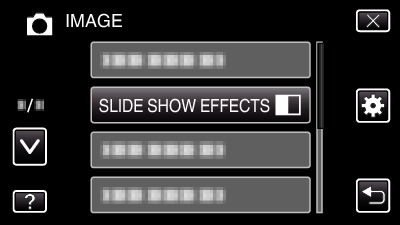 SLIDE SHOW EFFECTS